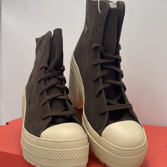 Converse WMNS CHUCK 70 DE LUXE HEEL HI FRESH BREW/FRESH BREW A11542C Platforms - Picture 5 of 16